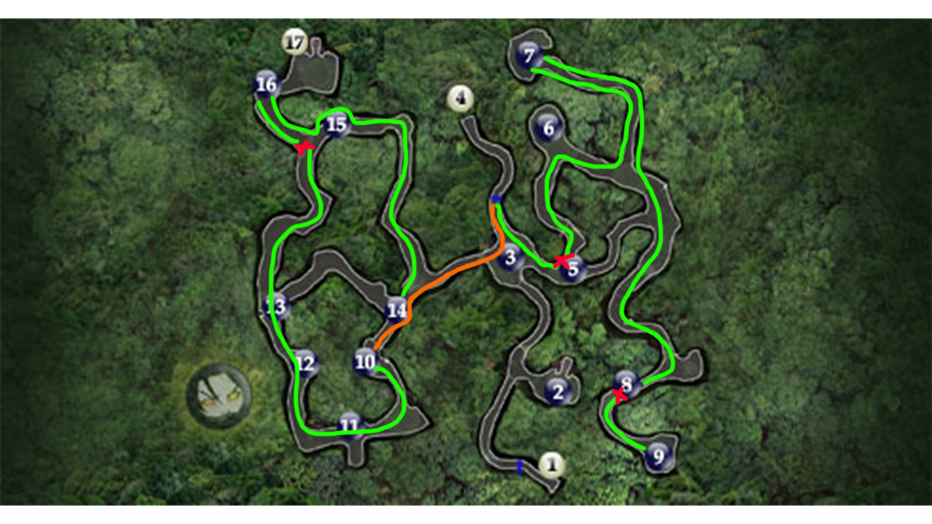 Dxun Jungle Map