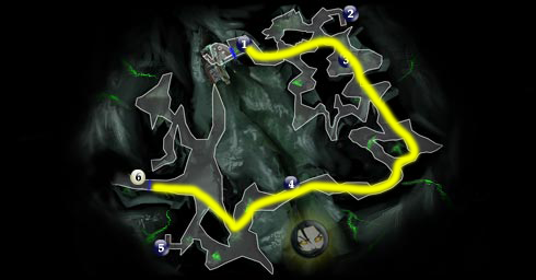 Malachor MC section, route map 1