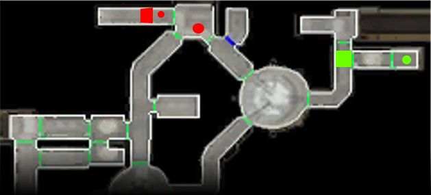 Image showing spawn triggers in Lower Sewers