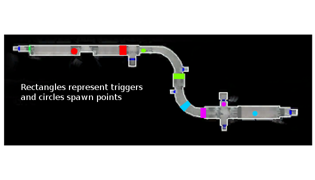 Image showing spawn triggers in Lower City